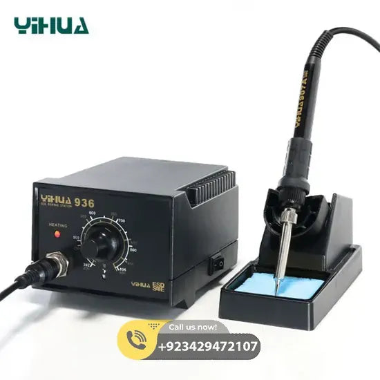Adjustable Temperature Electric Soldering Iron Station YIHUA YH 936 - Front View