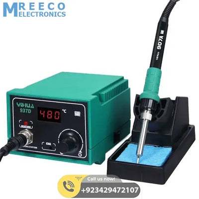 High Power Digital Soldering Station 60W YIHUA YH 937D - Side View