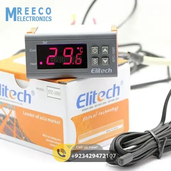 STC-1000 Thermostat Temperature Controller Aquarium Elitech in Pakistan - Side View