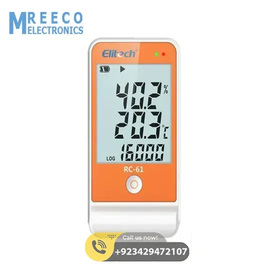 RC-61 Multi Use Temperature And Humidity Data Logger Elitech in Pakistan - Front View