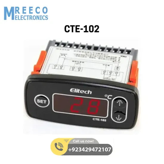 Elitech CTE-102 Digital Temperature Controller in Pakistan - Back View
