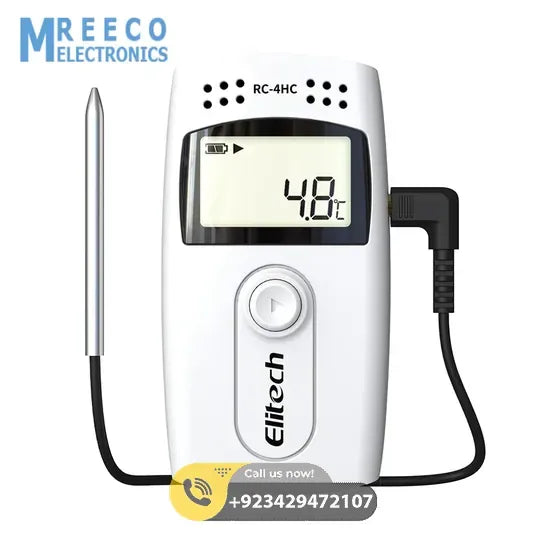 RC-4HC Temperature and Humidity Data Logger Recorder Multi-Use Elitech in Pakistan - Front View