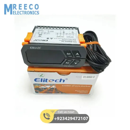 Elitech Stc-8080Ax-02 Digital Thermostat Temperature Controller in Pakistan - Back View