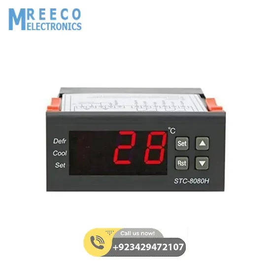 STC-8080H Digital Thermostat Temperature Controller Elitech in Pakistan - Front View