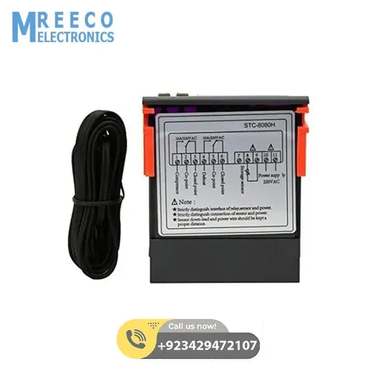 STC-8080H Digital Thermostat Temperature Controller Elitech in Pakistan - Back View