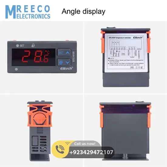 Elitech STC-9100 Digital Temperature Switch CHINA in Pakistan - Back View