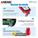 ANENG 620A Digital Smart Multimeter Transistor Testers 6000 Counts True RMS Auto Electrical Capacitance Meter Temp Resistance - Top View