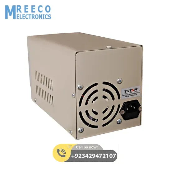 Titan TN 305D 220V DC Power Supply Precision Lab Variable 30V 5A Adjustable Regulator - Back View