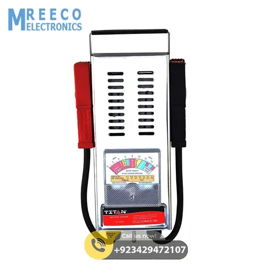 Titan BT 100A Battery Load Tester - Side View