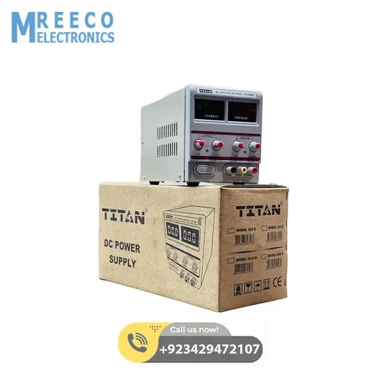Titan TN 605D 60V 5A DC Regulated Power Supply - Side View