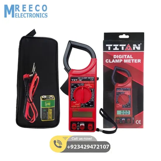 TITAN DT266 Digital Clamp Meter - Front View