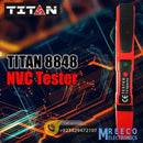 Titan 8848 Voltage Tester Pen Electric Power Volt Alert Detector AC/DC Non Contact - Front View