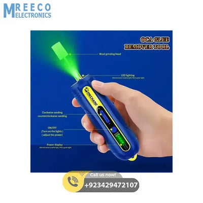 Mechanic IR10 Pro Oca Glue Remove Motor For Phone Screen Glue Cleaning Degumming And Grinding - Side View