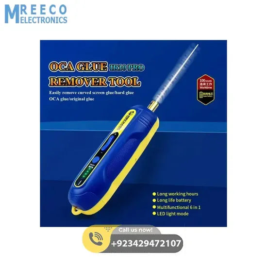 Mechanic IR10 Pro Oca Glue Remove Motor For Phone Screen Glue Cleaning Degumming And Grinding - Back View