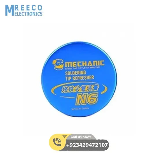 Mechanic Soldering Iron Tip Refresher Clean Paste N6 For Oxide Solder Iron Tip Head Resurrection - Front View