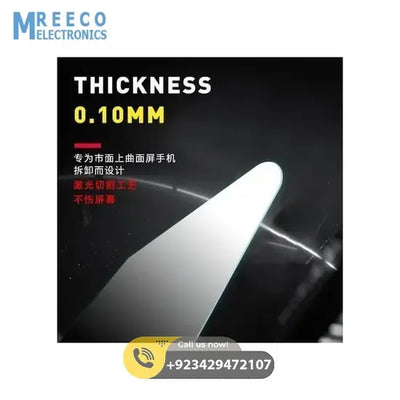 MECHANIC X8 High Toughness Professional 0.1mm Disassembly Curved Screen Alloy Steel Pry Opening Tool - Side View