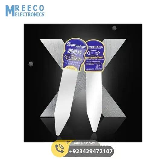 MECHANIC X8 High Toughness Professional 0.1mm Disassembly Curved Screen Alloy Steel Pry Opening Tool - Top View