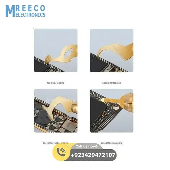 Mechanic 004 Glue Remover Cutting Blades Set For Phone PCB IC Chip - Back View