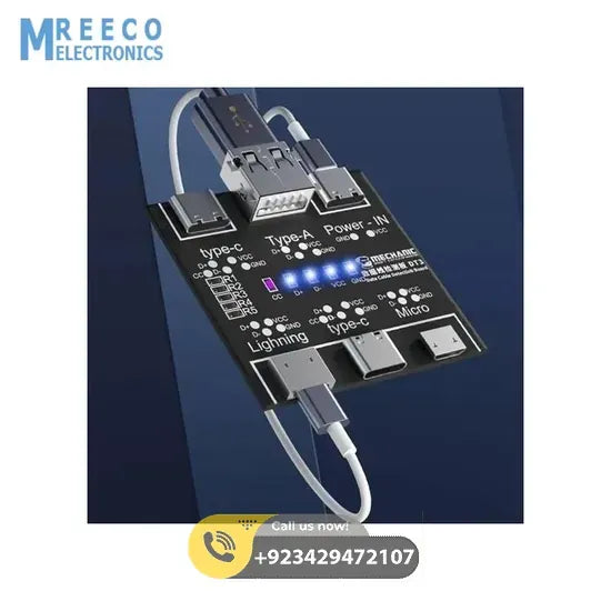 Mechanic DT3 Data Cable Detection Board for IOS Android Type-C - Back View