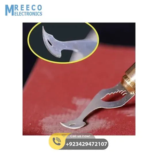 Mechanic iMAX 9 NAND CPU IC Glue Remover Blade Edge Glue Scraper Ultra Thin Knife 20IN1 BLADE SET - Top View