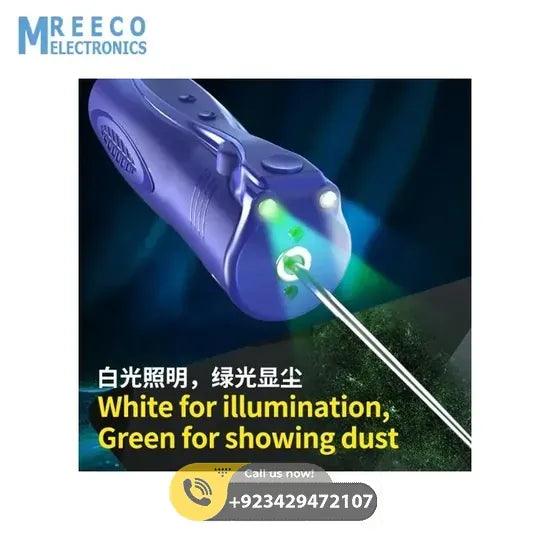 MECHANIC IR16 Electric OCA Glue Removal Tool With Dust Lamp Speed Adjustable For Mobile Phone LCD Touch Screen Clean and Repair - Side View