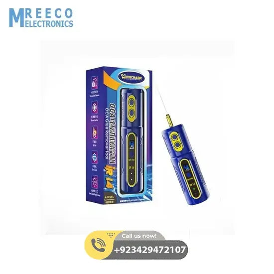 Mechanic IR14 Electric OCA Glue Remover Tool With Green Dust Display Lamp Led Display For Phone Screen OCA Polarized Clean - Front View