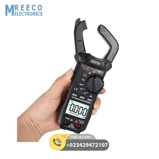 WinAPEX 8202 ET8202 Pocket 6000 Counts True RMS Clamp Meter AC Voltage and Current Digital Multimeter Automatic Digital Meter With Square Wave Output - Side View