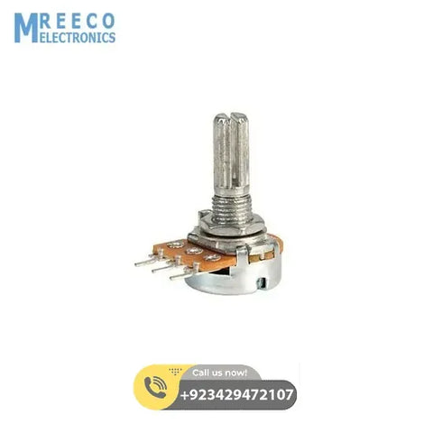 250k Variable Resistor Potentiometer Volume Type - Front View
