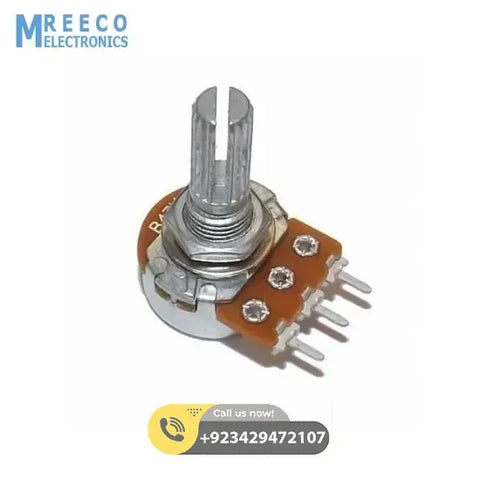 20K Variable Resistor Potentiometer Volume Type - Front View