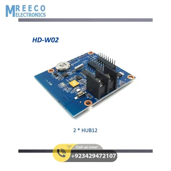 HD-W02 wifi led control card wireless P10 led controller - Front View