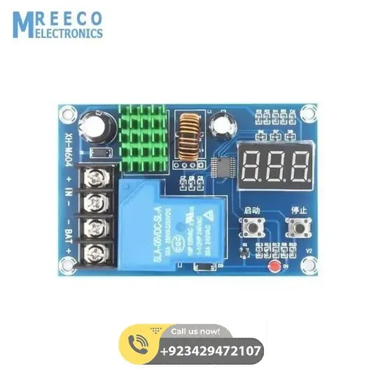 XH-M604 Battery Charger Control Module DC 6-60V Storage Lithium Battery Charging Control Switch Protection Board In Pakistan - Side View