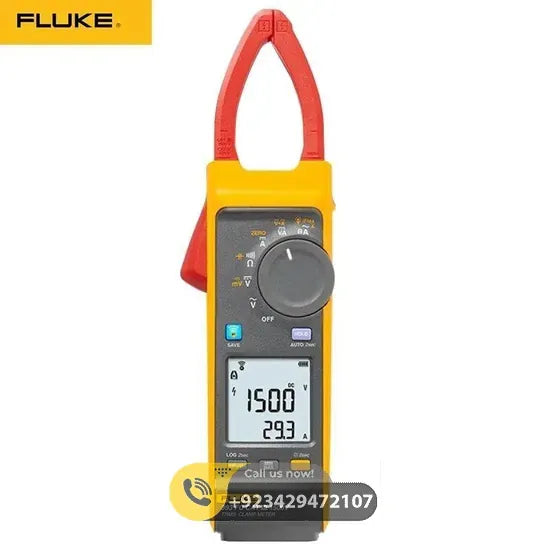 Fluke 393 FC Solar Clamp Meter CAT III 1500 V - Front View