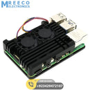 Aluminum Alloy Armor Case for Raspberry Pi 5 Heatsink Cooler Case with Dual PWM Cooling Fan for Raspberry Pi 5 8GB/4GB