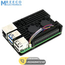 Aluminum Alloy Armor Case for Raspberry Pi 5 Heatsink Cooler Case with Dual PWM Cooling Fan for Raspberry Pi 5 8GB/4GB