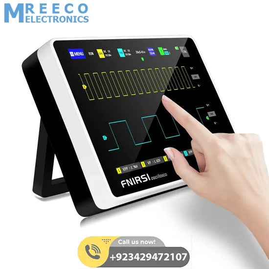 FNIRSI® 1013D Tablet Dual Channel 100MHz 1GS/s Touchable Panel Oscilloscope