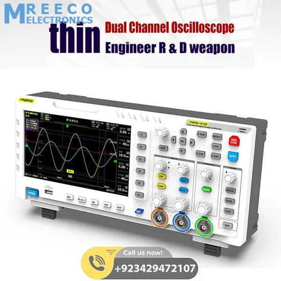 FNIRSI® 1014D 2-IN-1 Dual Channel 100MHz 1GS/s Digital Oscilloscope Signal Generator
