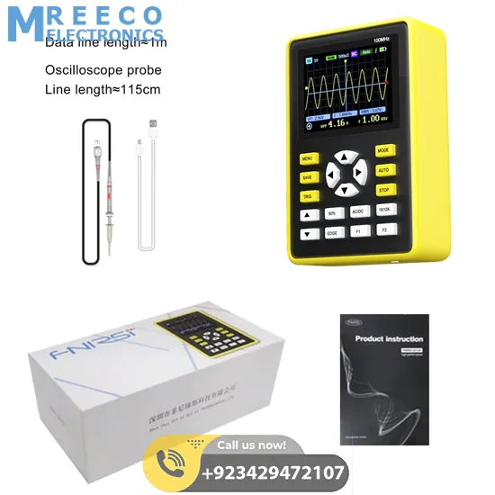 FNIRSI® 5012H 100MHz 500MS/s Digital Handheld Pocket Oscilloscope