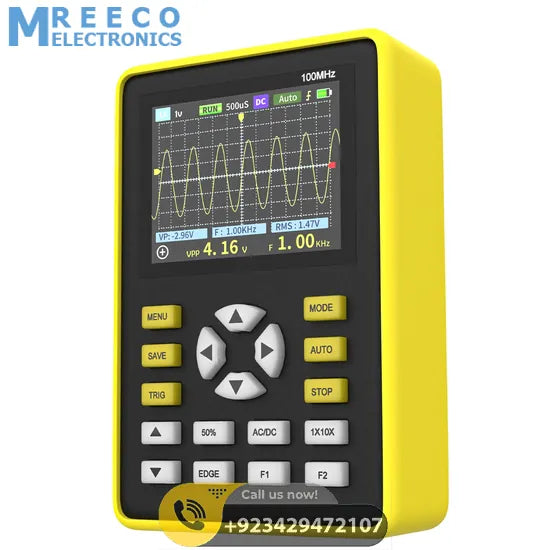 FNIRSI® 5012H 100MHz 500MS/s Digital Handheld Pocket Oscilloscope