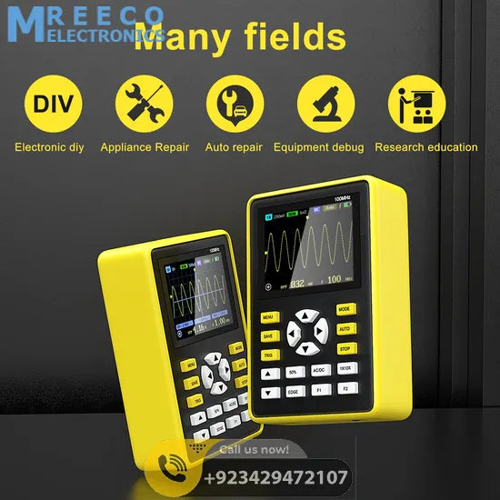 FNIRSI® 5012H 100MHz 500MS/s Digital Handheld Pocket Oscilloscope