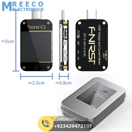 FNIRSI® C1 Type-C PD Trigger USB-C Voltmeter Ammeter Fast Charging Protocol Tester