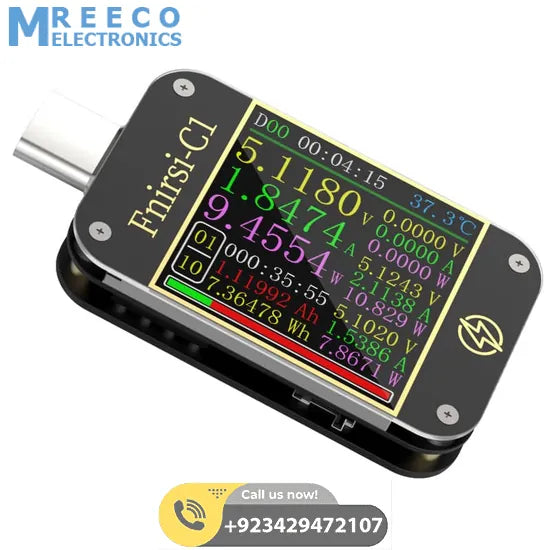 FNIRSI® C1 Type-C PD Trigger USB-C Voltmeter Ammeter Fast Charging Protocol Tester