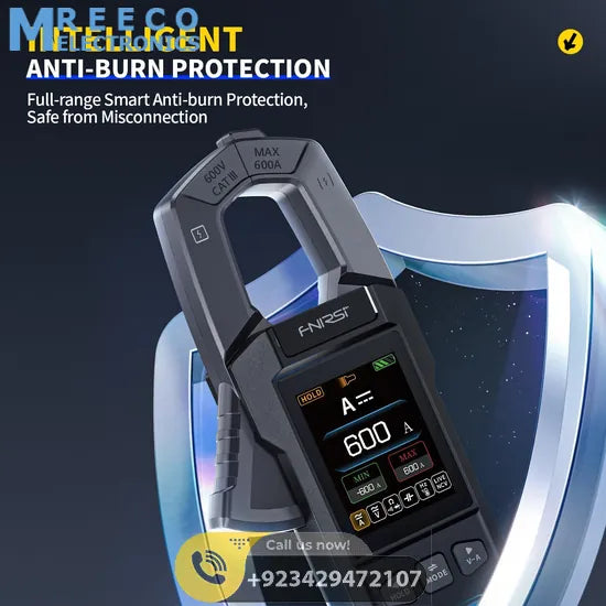 FNIRSI® DMC-100 DC AC Current Voltage Clamp Meter Digital Multimeter