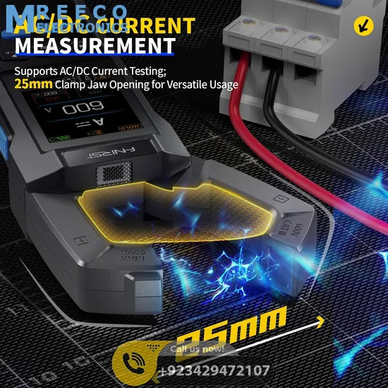 FNIRSI® DMC-100 DC AC Current Voltage Clamp Meter Digital Multimeter