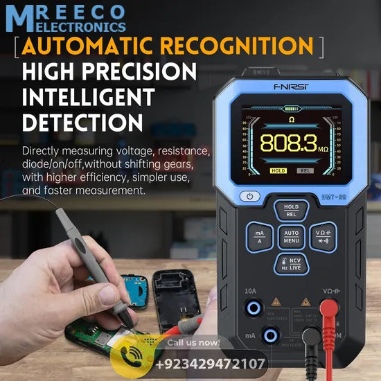 FNIRSI® DMT-99 Intelligent Color Screen Digital Multi Meter