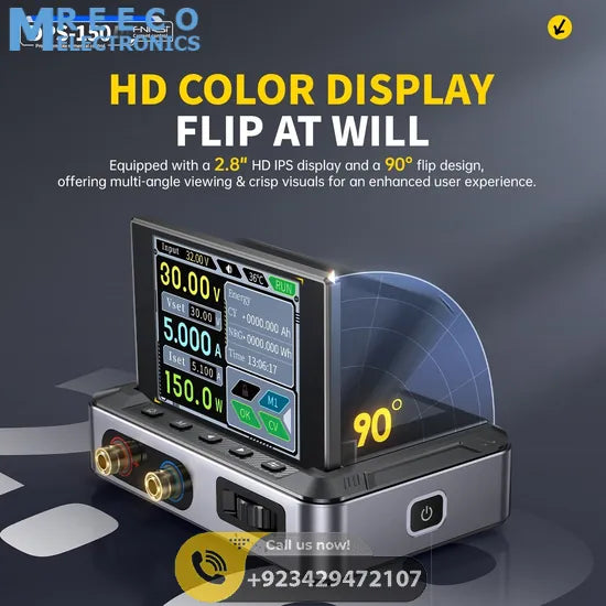 FNIRSI® DPS-150 Mini DC Adjustable CNC Programmable Regulated Switching Power Supply