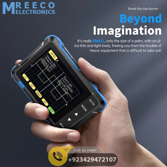 FNIRSI® DSO-152 200KHz 2.5MS/s Mini Pocket Handheld Digital DSO Oscilloscope