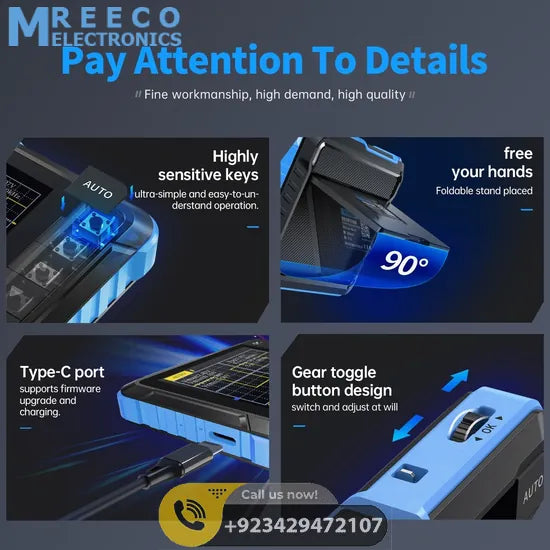 FNIRSI® DSO-152 200KHz 2.5MS/s Mini Pocket Handheld Digital DSO Oscilloscope