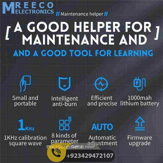 FNIRSI® DSO-152 200KHz 2.5MS/s Mini Pocket Handheld Digital DSO Oscilloscope