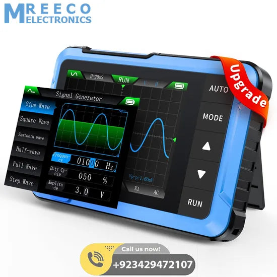 FNIRSI® DSO-510 10MHz 48MS/s Mini Handheld Digital Oscilloscope Signal Generator