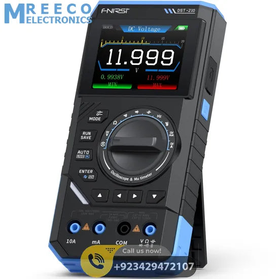 FNIRSI® DST-210 / DST-201 Handheld 3-IN-1 Multimeter Oscilloscope Signal Generator